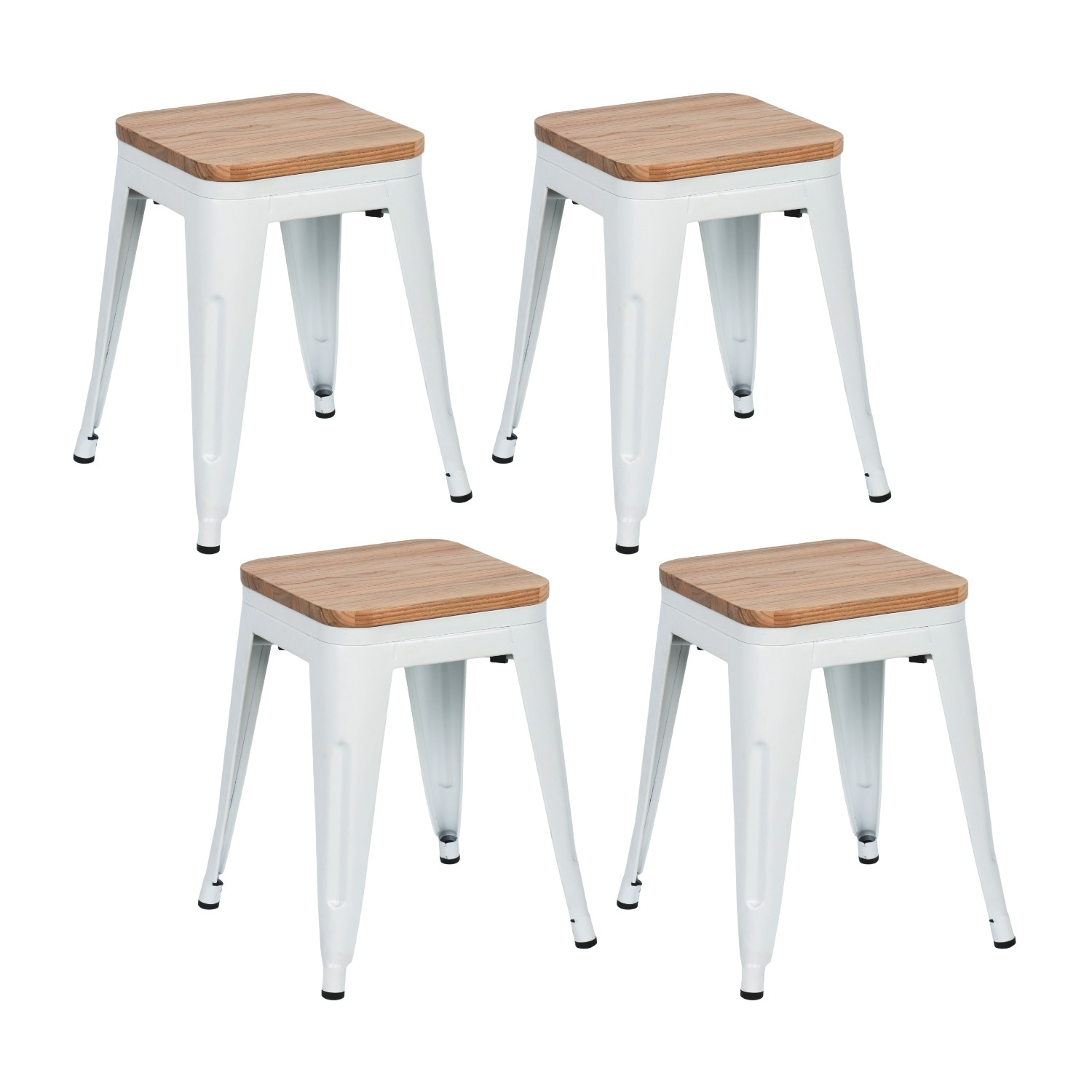 Pack 4 bancos industriais...